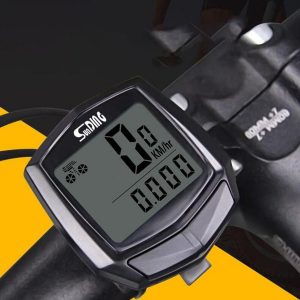 bicycle bike computer velocimetro waterproof resistant wireless lcd digital cycling speedometer odometer licznik rowerowy #0524