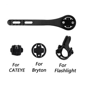 bicycle bike cycling carbon fiber computer satch speedometer camera light mount holder for garmin bryton cateye