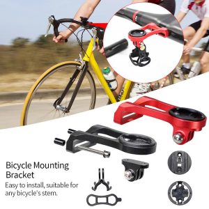 bicycle computer holder extension mounting bracket extension bracket for garmin edge gps sport camera