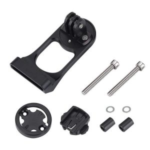 bicycle computer mount, aluminum alloy bike stem extension holder for gps / satch / sports camera