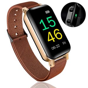 bicycle computer smart watch fitness tracker watch ip67 smart bracelet with ergonomic earphones for women men