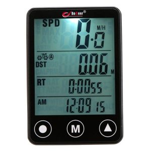 bicycle computer waterproof multifunction cycling computer wireless touch button lcd odometer speedometer led backlight