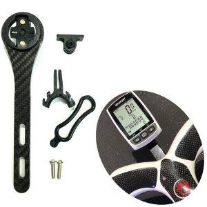 bicycle driving computer carbon bracket for garmin edge gps for hero camera holder carbon fiber