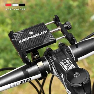 bicycle mobile phone bracket thicken alloy motorcycle fixed navigation adjustable smartphone gps holder cycling bike computer