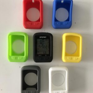 bicycle silicone rubber shockproof protect cover case for igpsport igs20e bike cycling gps computer with film 7clr