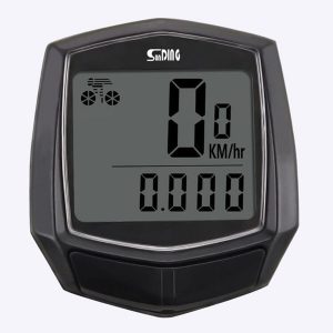 bicycle speedometer black durable waterproof wired lcd computer speedometer outdoor sports cycling odometer satch #c