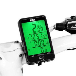 bicycle wireless cycling computer cyclocomputer wired english luminous mountain bike speedometer