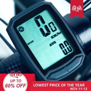 bike computer bike digital bicycle computer speedometer wireless &wired cycling rainproof satch accessories