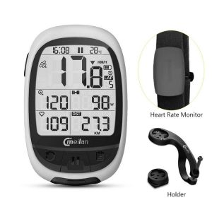 bike gps navigation bluetooth ant+ cycling computer support connect with cadence heart rate power meter(not include)