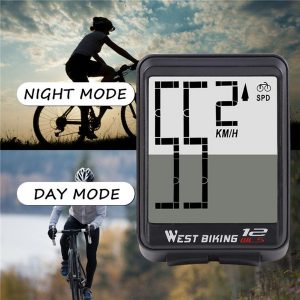 bike wireless computer rainproof multifunction riding large digital bicycle odometer cycling speedometer satch backlight