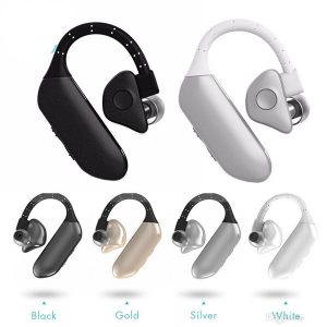 bluetooth v4.0 wireless q8 earphone in ear earbuds hifi earphones&headphone with mic for phone/pc/tablet/smart watch ear hook earphones