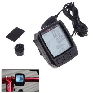 bogeercycling computer multifunctional waterproof bicycle speedometer odometer lcd backlit bike speedometer blackcolor