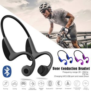 bone conduction headphones bluetooth headphones wireless 4.2 stereo headset neck-strap headphone bone conduction hands-earphone