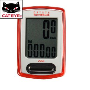 cateye bicycle computer cc-vt230w velo wireless cycling speedometer waterproof multifunction bike computer satch 3 colors