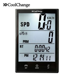 coolchange bike computer wired wireless waterproof cycling speedometer odometer bicycle 2.7 screen computer measurable satch