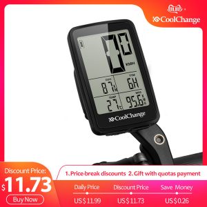 coolchange bike computer wireless rainproof speedometer odometer cycling satch cycle computer usb rechargable bike