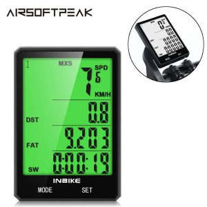 cycling bicycle computer 2.8'' wireless wired waterproof bike computer rainproof speedmeter odometer outdoor led digital rate