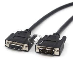 db26 male to female adapter data cable hdb26 26pin extension wire black 50cm/1.5m