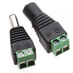 dc 12v 5.5*2.1 plug male female adapter connector male for 5050 3528 led strip light power supply