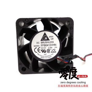 delta 4028 12v double ball fan ffb0412 vhn 4cm computer server cabinet power fan