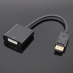 displayport dp to dvi adapter display port to dvi cable adapter converter 1080p for monitor projector displays 150pcs/lot