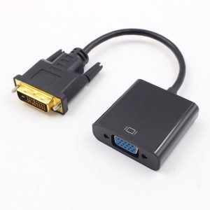 dvi to vga adapter data cable dvi male to vga female 24+1pin to 15pin dvi gold-plated adapter converter cable