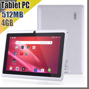 e new 7 inch capacitive allwinner a33 quad core android 4.4 dual camera tablet pc 4gb 512mb wifi epad youtube facebook google a-7pb