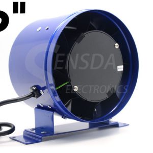 exhaust fan 6" 150mm ventilation inline duct fan mixed flow 300cfm 110vac 220vac 4200rpm speed control centrifugal air blower