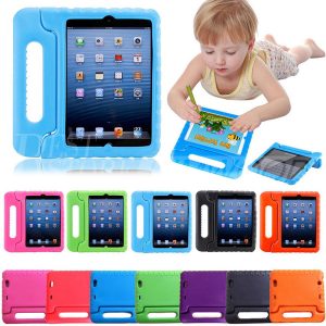 factory price kids drop resistance shockproof eva case protection handle cover stand for all ipad234,air2,pro 12.9/9.7,mini 1234