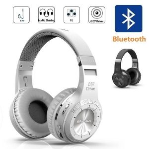 fantemo original h+ bluetooth stereo wireless super bass music mp3 player headset