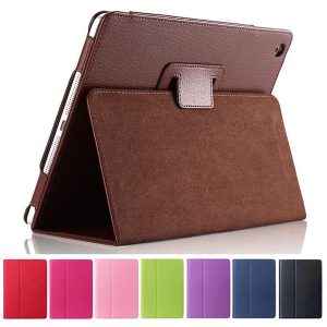 flip folio pu leather stand case for ipad 10.2 pro 11 10.5 9.7 2018 2 3 4 5 6 mini samsung tab p200 t510 t515 t720 t590 t860 t290