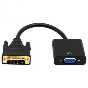 full hd 1080p dvi-d vga adapter 24+1 25pin male to 15pin female cable converter for pc computer hdtv monitor display lowest price