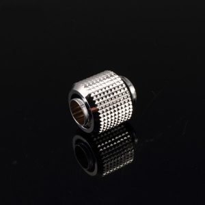 g1/4 silver quick twist water cooling fittings for 9.5x12.7 water pipe ev-ft3-tn water cooling connector