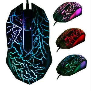 gamer mouse professional colorful backlight 2700dpi optical wired gaming mouse mice 3 buttons usb wired luminous mouse dropshipping