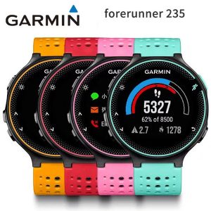 garmin forerunner235 smart gps+glonass watch multi-sports 5 atm wristwatch pelectricity heart rate sensor for running track