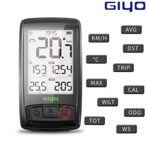 giyo bluetooth 4.0 cycling computer ipx 5 waterproof road bike speedometer wireless candence mtb odograph bicycle odometer