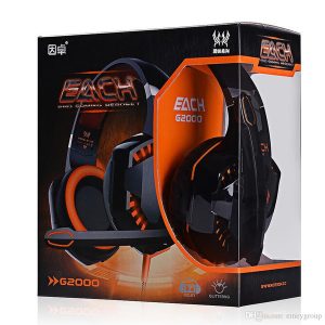 good each g2000 deep bass headphone stereo surrounded over-ear gaming headset headband earphone with light for pc lol game