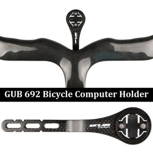 gub 692 carbon fiber mountain bicycle road bike cycling mtb computer satch speedometer mount holder for garmin cateye bryton