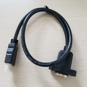 hdmi data extension cable male to female black with screw panel 1.4version 50cm hd 1080p for psp hdtv vedio tv pc