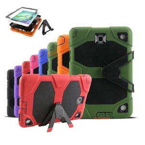 heavy duty shockproof rugged impact hybrid tough armor case for ipad military defender cover for samsung galaxy tab 3 4 p3200 p5200 t330