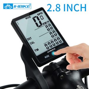 inbike 2.8 inch large screen bicycle computer wireless bike computer rainproof speedometer odometer cycling measurable satch