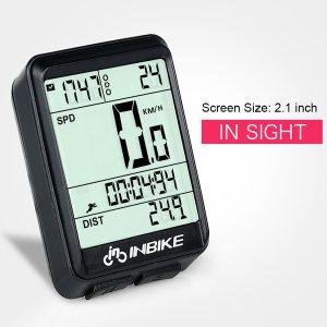 inbike bicycle computer wireless mtb bike cycling odometer rainproof satch speedometer watch led digital backlight