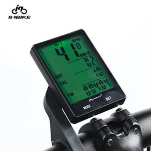 inbike cx-9 2.8 inch bike wireless bicycle computer night light bicycle speed meter