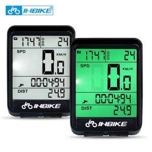 inbike waterproof bicycle computer wireless and wired mtb bike cycling odometer satch speedometer watch led digital rate