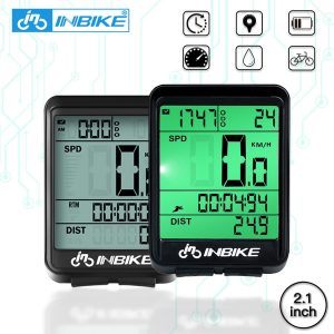 inbike waterproof bicycle speedometer wireless wired computer mtb bike cycling satch odometer watch led digital accessories