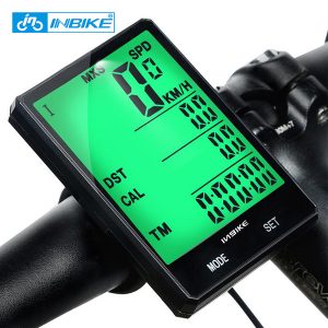 inbike wireless bike computer waterproof speedometer for bike multifunctional bicycle computer odometer thermometer satch