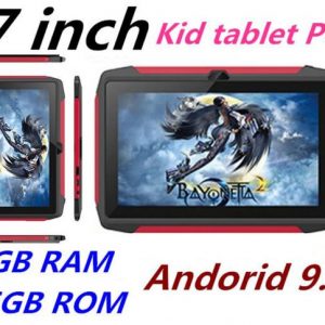 kid tablet pc q98 quad core 7 inch 1024*600 hd screen android 9.0 allwinner a50 real 1gb ram 16gb with bluetooth wifi