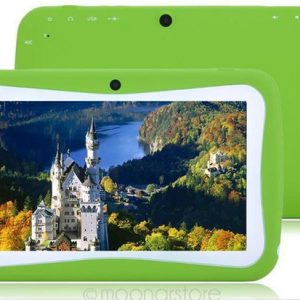 kids brand tablet pc 7" quad core children tablet android 4.4 allwinner a33 google player wifi + big speaker + protective cover