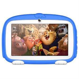 kids tablet pc 7 inch quad core children tablet cute cartoon dog tablet android 4.4 allwinner a33 512mb ram 8gb rom moq10