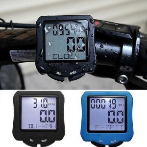 lcd backlight waterproof sunding bicycle computer multifunction cycling computer english bike speedometer odometer